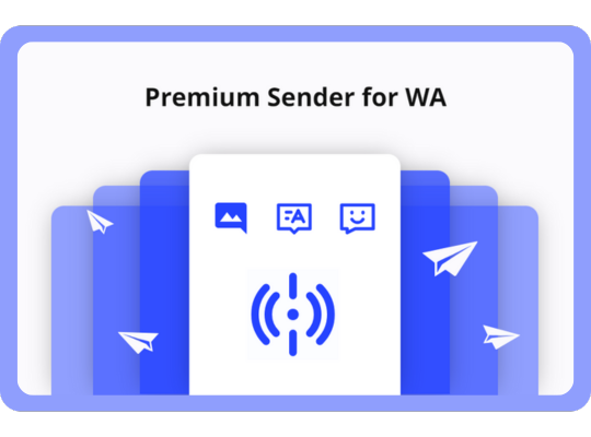 Premium Sender 联系人与消息界面